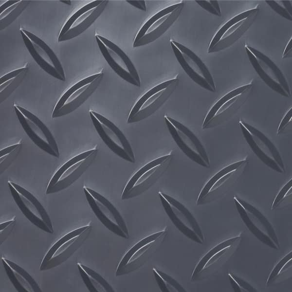  G-Floor Diamond Tread Garage Flooring Mat (7.5' x 17', Slate  Grey) - Solid Polyvinyl Construction for Superior Garage Floor Protection :  Tools & Home Improvement