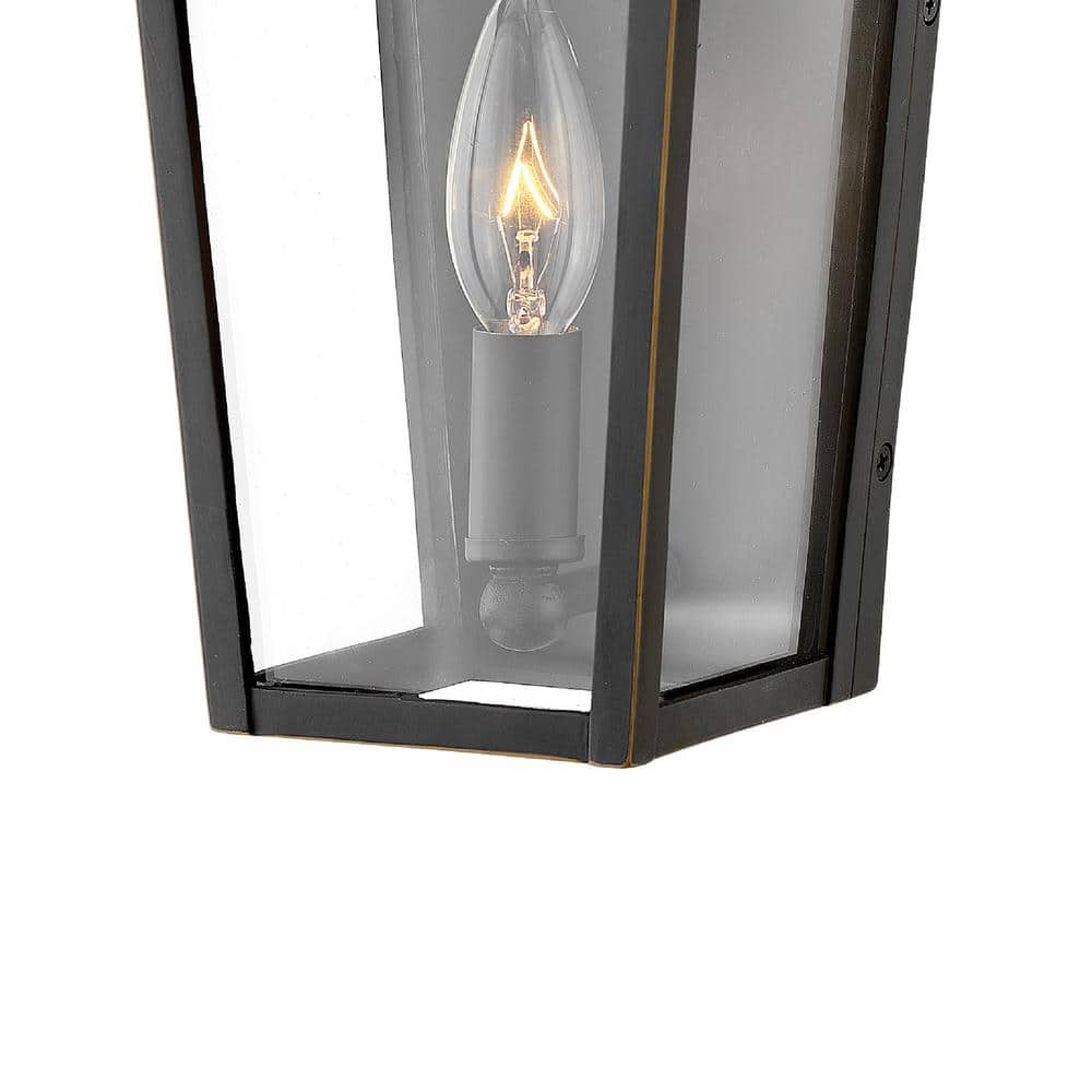 11.25" Oil Rubbed Bronze Aluminum Dimmable Outdoor Sconce