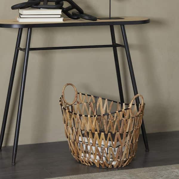Novogratz Metal Storage Basket with Handles