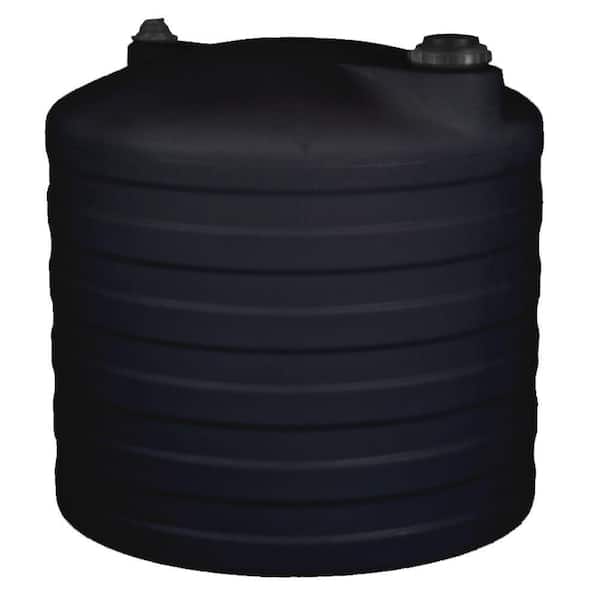 Chem-Tainer Industries 1000 Gal. Black Vertical Water Storage Tank TC6481IW- BLACK - The Home Depot