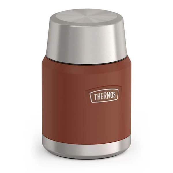 Thermos 16 oz. Saddle Brown Stainless Steel Food Jar w/Spoon