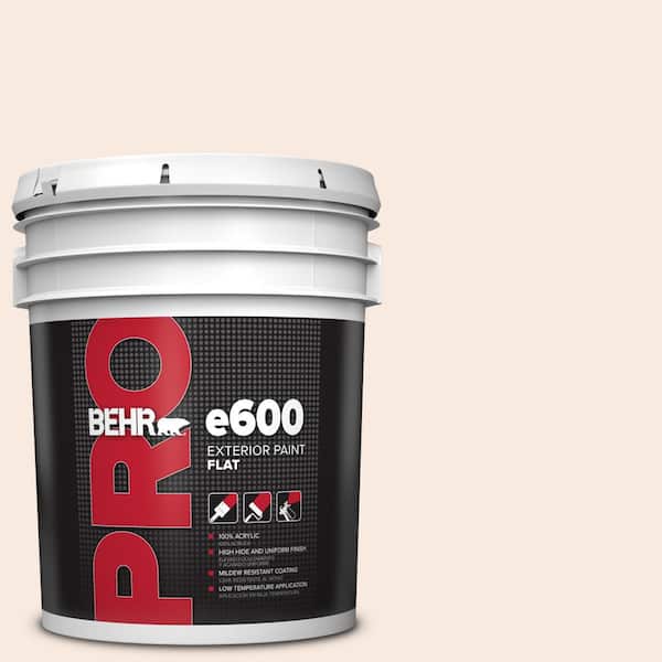 BEHR PRO 5 gal. #W-D-110 Soft Muslin Flat Exterior Paint
