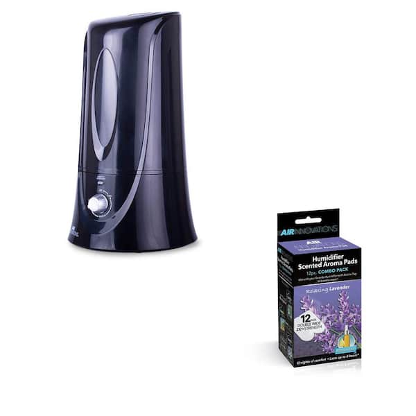 Air Innovations 1.1 Gal. Cool Mist Humidifier with Aromatherapy Refill, Lavender