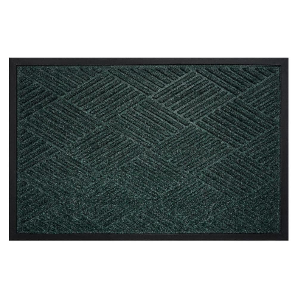 Graphite Grid Green colored 48 in. x 72 in. Indoor/Outdoor Doormat price history on PriceWatchPro