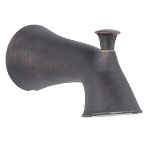 Lahara 6-3/4 in. Non-Metallic Pull-Up Diverter Tub Spout in Venetian Bronze