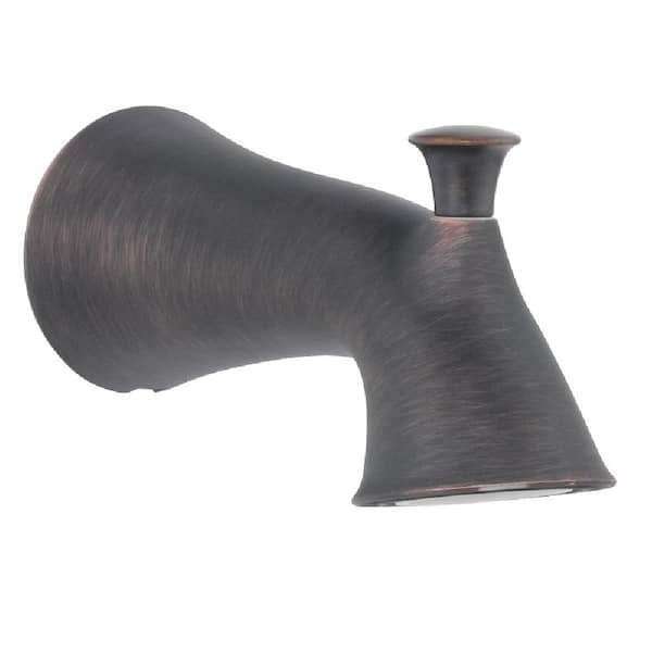 Delta Lahara 6-3/4 in. Non-Metallic Pull-Up Diverter Tub Spout in Venetian Bronze