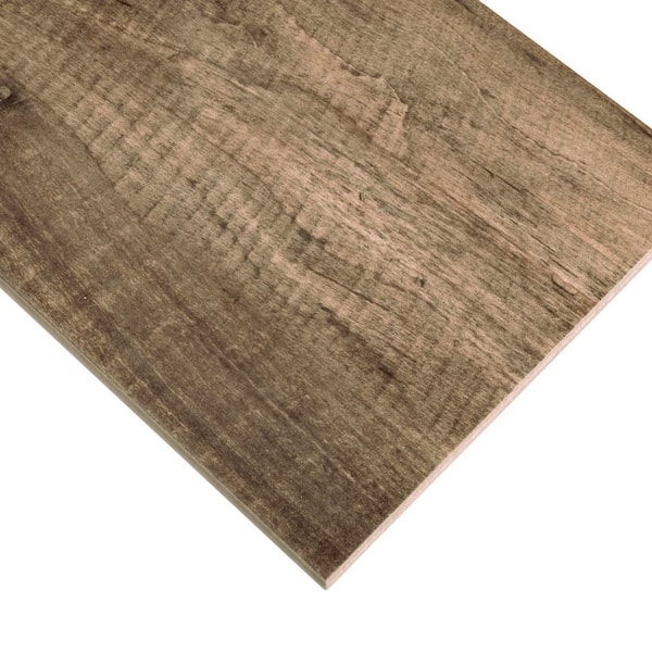 Emser Country Hampton Wood Look Porcelain Bullnose Tile (3-in x 24-in)