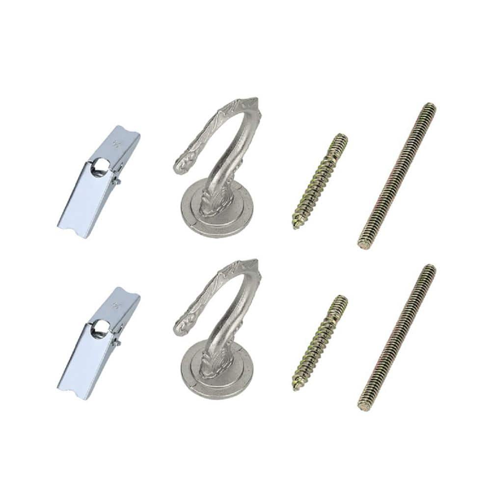 Brushed Pewter 2-1/2 in. Large Swag Hook (2-Pack) price history on PriceWatchPro
