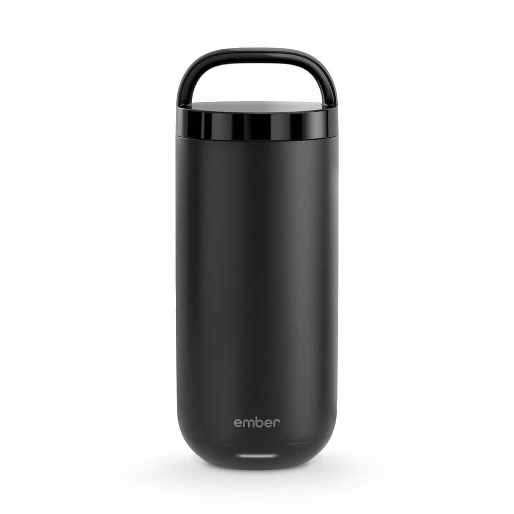 Temperature Control Smart Tumbler, 16 oz. Black, Plastic Beverage Mugs  CM21XL17AM - The Home Depot