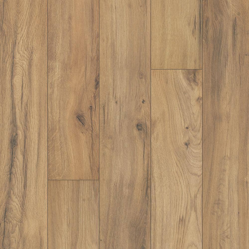 Pergo Outlast+ Golden Rustic Oak 12 mm T x 6.1 in. W Waterproof Laminate Wood Flooring (16.1 sqft/case), Medium