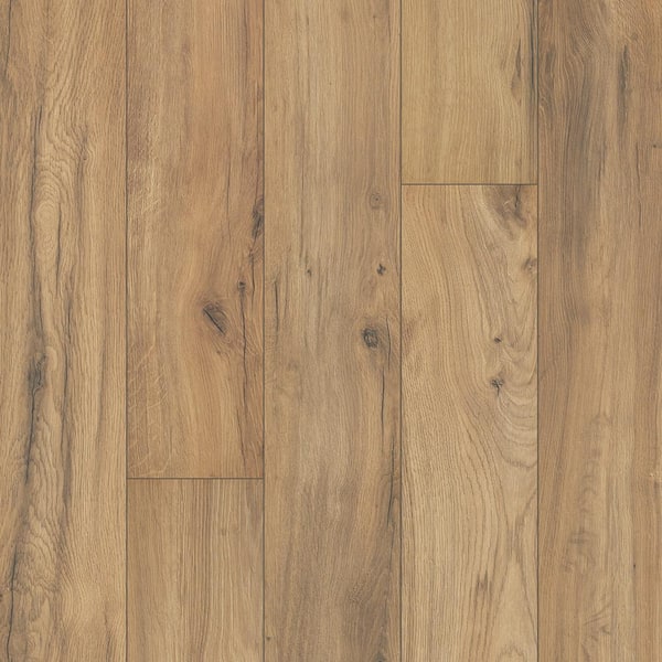 Pergo Outlast+ 6.14 in. W Golden Rustic Oak Waterproof Laminate Wood Flooring (16.12 sq. ft./case)