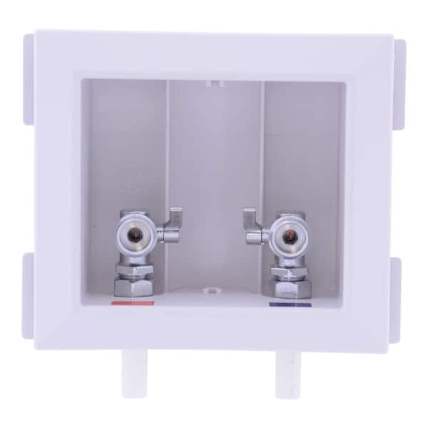 1/2 in. PEX x 3/4 in. Male Hose Thread Fire-Rated Washing Machine Outlet Box