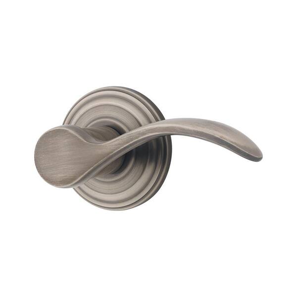 Kwikset Pembroke Antique Nickel Passage Hall/Closet Door Lever