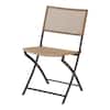 StyleWell Mix and Match Folding Wicker Outdoor Patio Dining Chair in ...