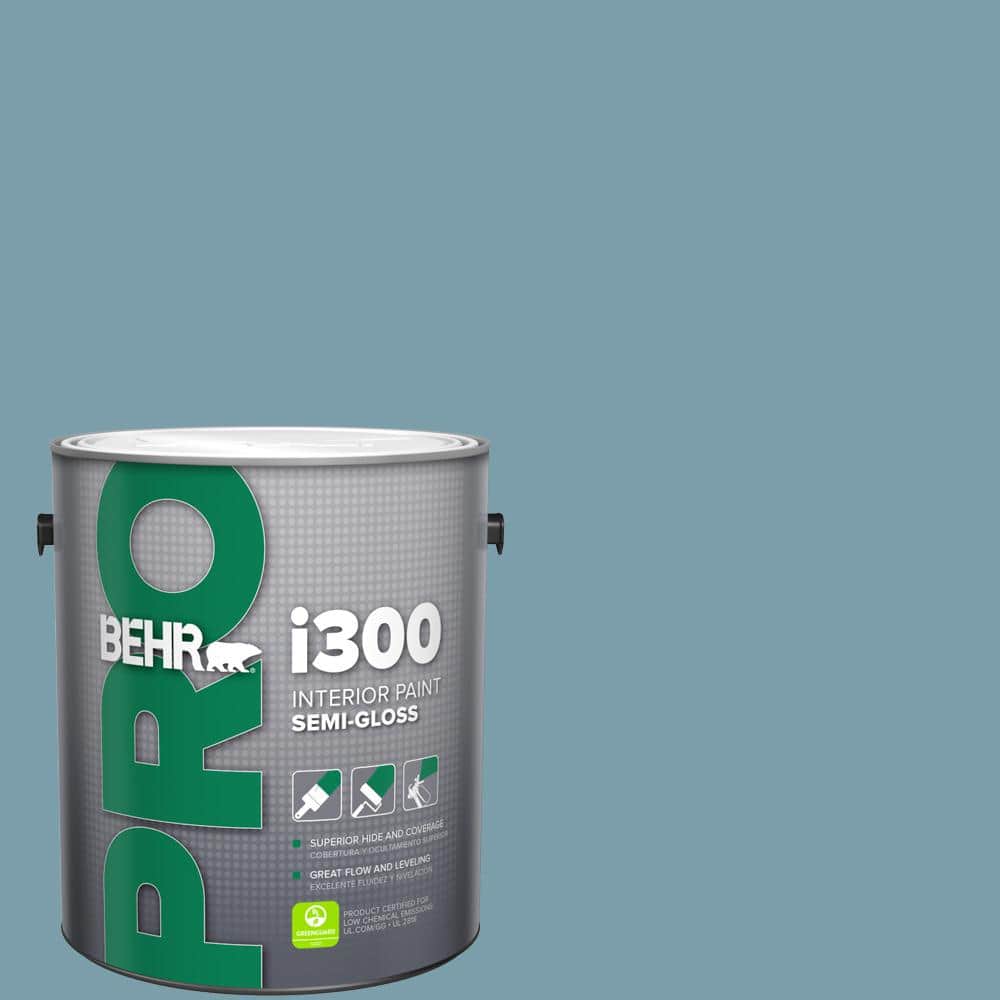 1 gal. #S470-4 Dolphin Blue Semi-Gloss Interior Paint price history on PriceWatchPro