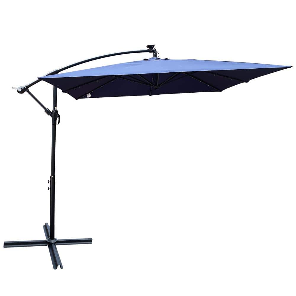 8.2 ft. Steel Outdoor Patio Umbrella with Crank and Cross Base price history on PriceWatchPro