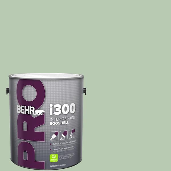1 gal. #S400-3 Healing Aloe Eggshell Interior Paint