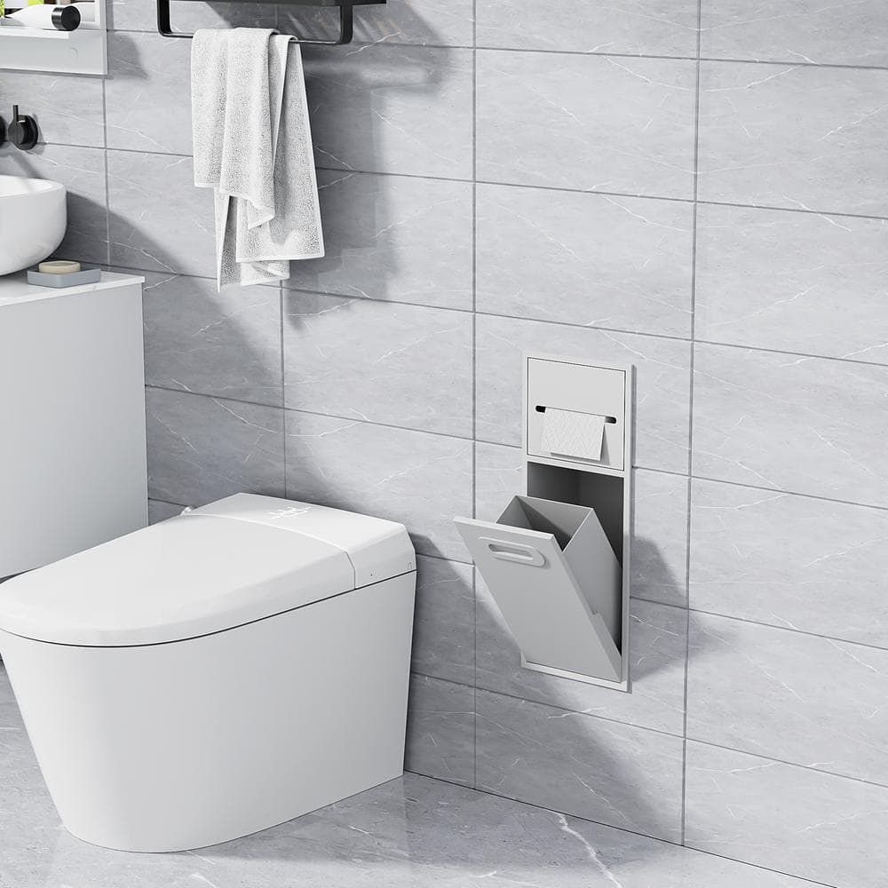 8 in. W x 20 in. H x 5.5 in. D. Recessed Waterproof Stainless Steel Shower 