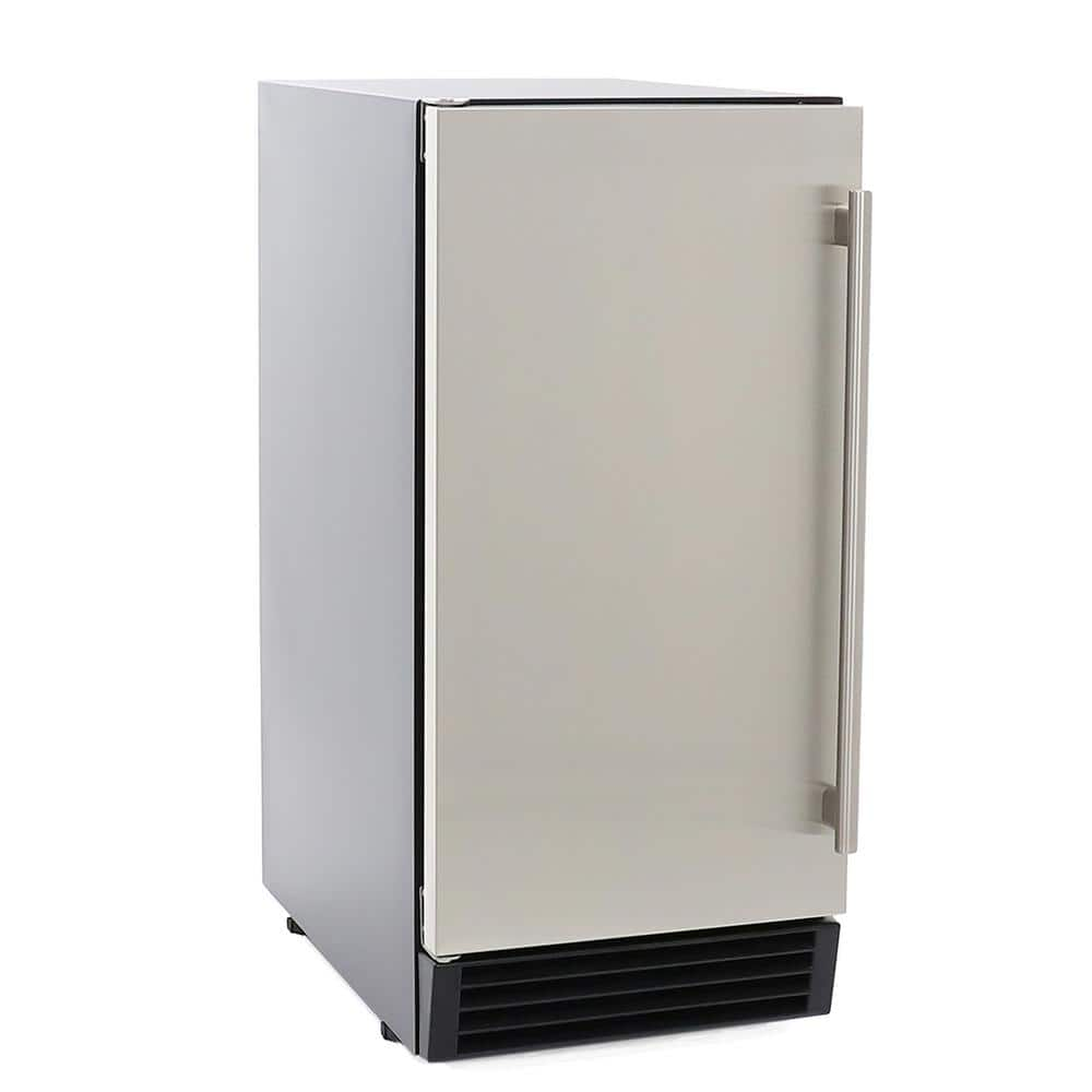 Maxx Ice MIM50P-ADA, Built-In Indoor Clear Ice Machine, ADA Compliant, 15, 65 lbs, in Stainless Steel