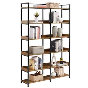 South Shore Gimetri 5 Fixed Shelves - Shelving Unit Rustic Bamboo