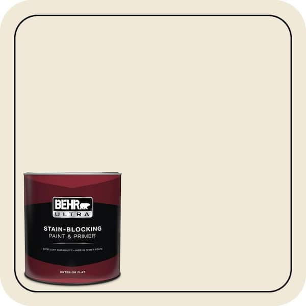 BEHR ULTRA 1 qt. #ECC-28-2 Dover Cliffs Flat Exterior Paint & Primer
