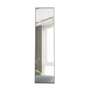 15 in. W x 58 in. H Rectangle Brown Decorative Mirror