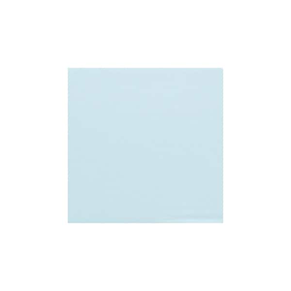 Giorbello Morning Sky Blue 4 in. x 4 in. x 8mm Glass Subway Tile Sample