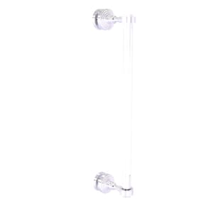 Pacific Grove 18 in. Single Side Shower Door Pull in Satin Chrome