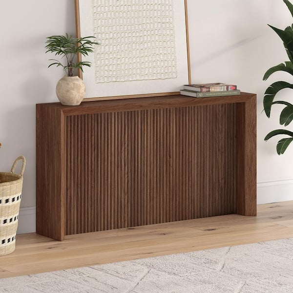 Meyer&Cross Piedmont 55.75 in. Satin Walnut Rectangular MDF Top