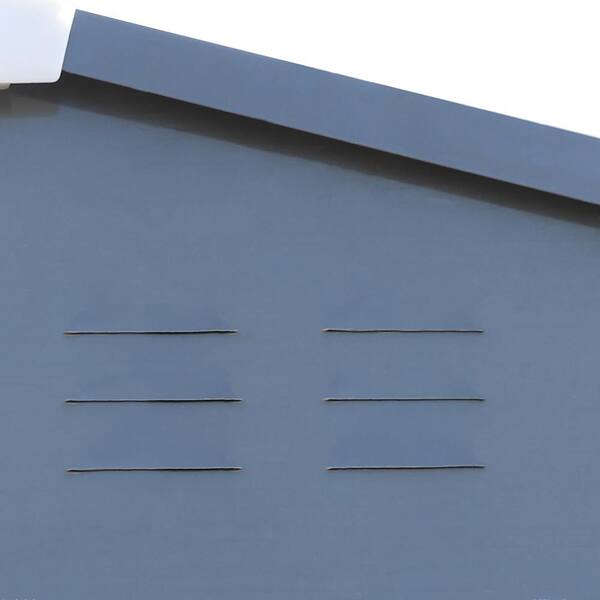 VEIKOUS 8 ft. W x 12 ft. D Outdoor Metal Storage Shed in
