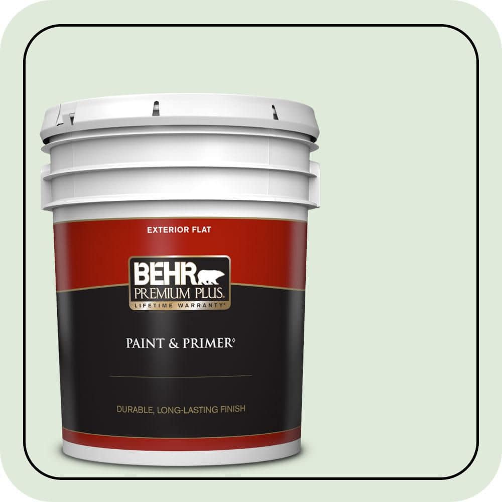5 gal. #440E-1 Relaxing Green Flat Exterior Paint & Primer price history on PriceWatchPro