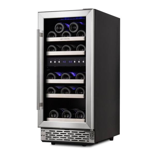 Phiestina 15 In Built In Or Free Standing 29 Bottle Wine Cooler Refrigerator Ph 29bd The Home Depot