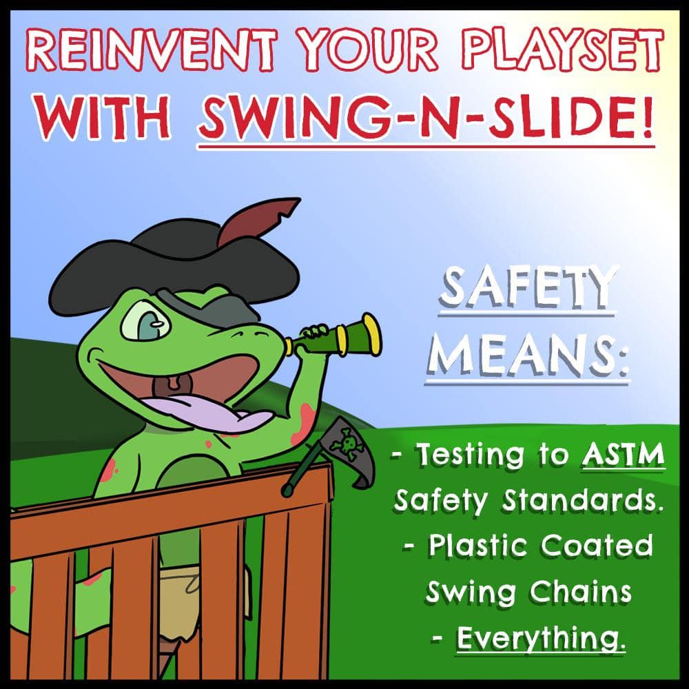 Forest Green Curved Plastic Slide for 48"-60" Deck