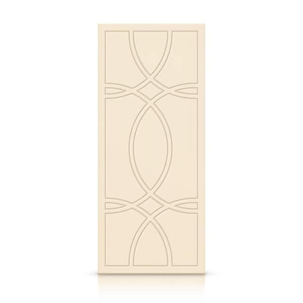 CALHOME 36 In. X 80 In. Hollow Core Beige Stained Composite MDF ...