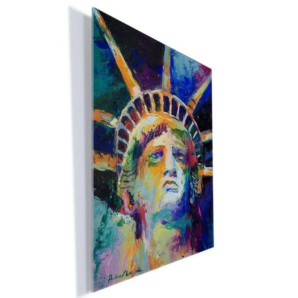 Trademark Fine Art 24 in. x 18 in. "Statue" by Richard Wallich Printed Acrylic Wall Art
