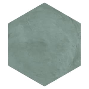 Dash Gray Sabbia 8.5 in. x 0.35 in. Matte Hexagon Porcelain Floor and Wall Tile Sample