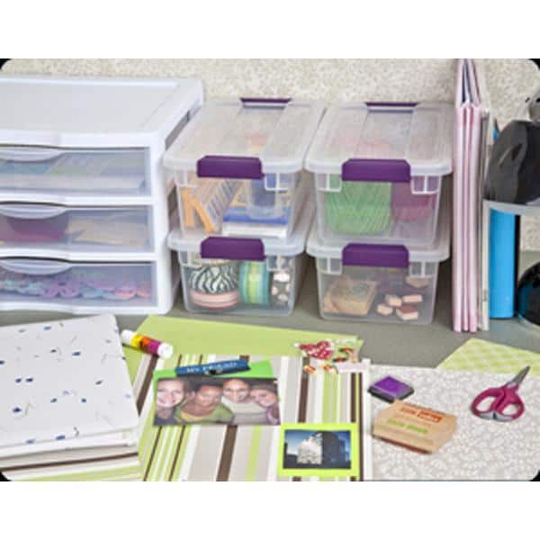 Sterilite 16 Qt Clear Stacking Storage Drawer Container (6 Pack) + 6 Qt (6  Pack) - 2.2 - On Sale - Bed Bath & Beyond - 35251478