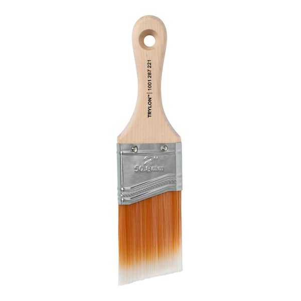 Premium 2 in. Polyester Trylon Short Cut Angled Sash Paint Brush