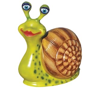 19.5 in. H Madame Escargot Enormous Garden Snail Statue