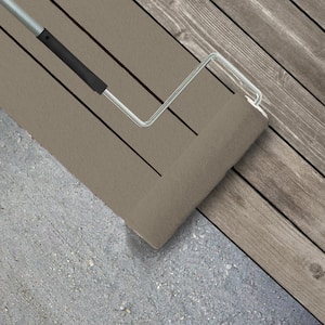 1 gal. #PPU7-23 Rolling Pebble Textured Low-Lustre Enamel Interior/Exterior Porch and Patio Anti-Slip Floor Paint