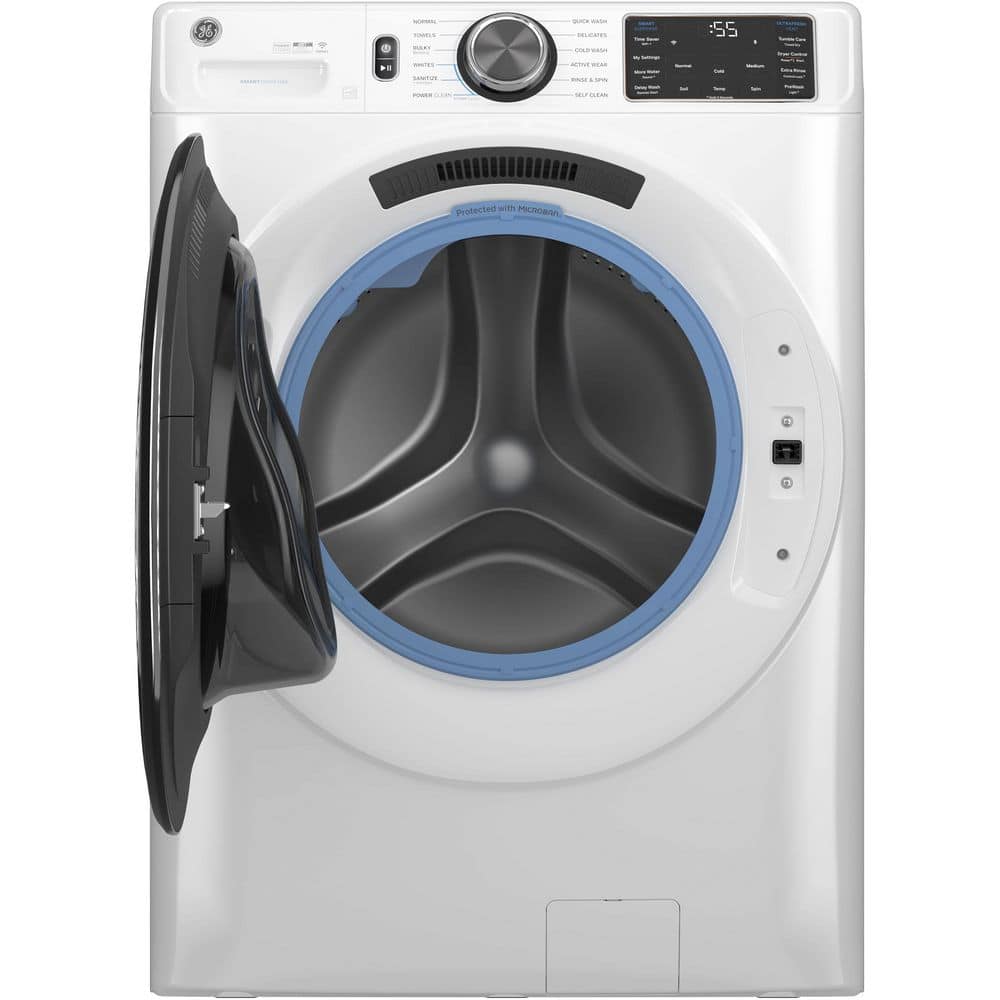 White 5.0 Cu. Ft. Smart Front Load Steam Washer