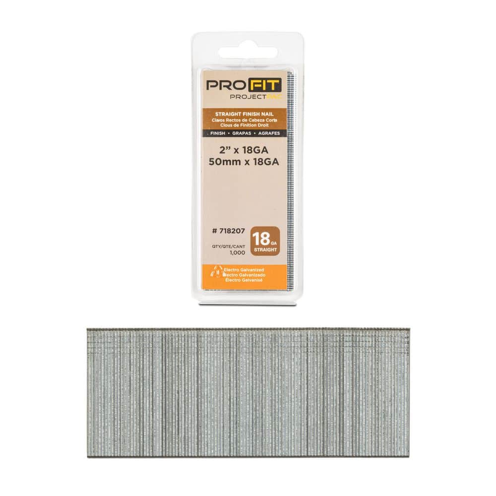 2 in. x 18GA Straight Electrogalvanized Collated Brad Nails (1000-Per Box) price history on PriceWatchPro