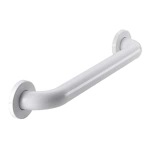 18 in. x 1-1/2 in. Concealed Screw ADA Compliant Grab Bar in White