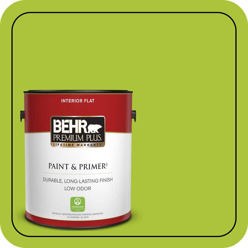 1 gal. #410B-6 Crisp Green Flat Low Odor Interior Paint & Primer price history on PriceWatchPro