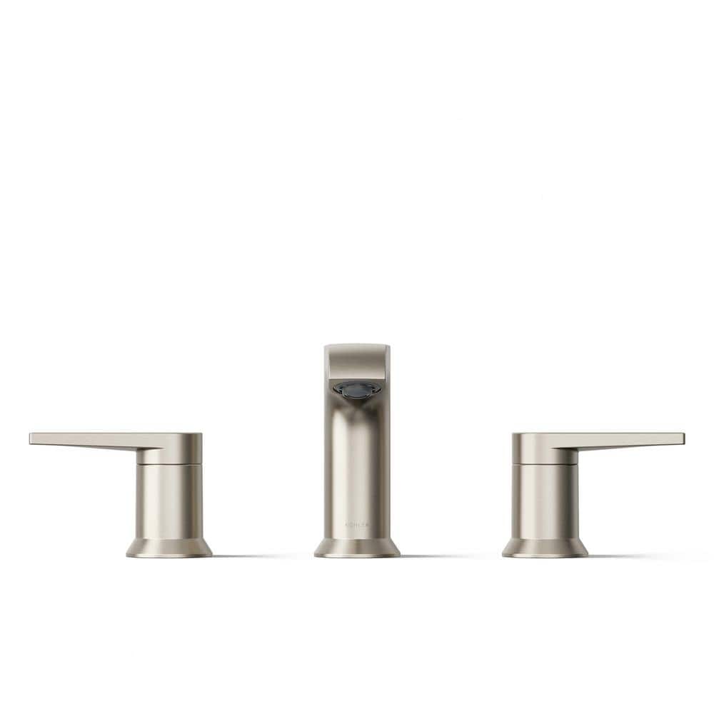 Kohler Hint 4.75" Vibrant Brushed Nickel Widespread Bathroom Faucet