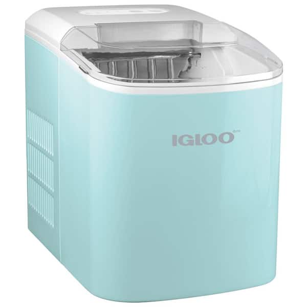 IGLOO 26 lb. Portable Ice Maker in Aqua