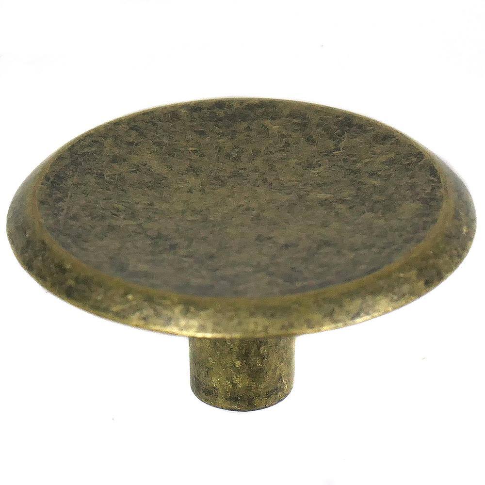 Modern 1-1/2 in. Antique Brass Round Cabinet Knob (25-Pack) price history on PriceWatchPro