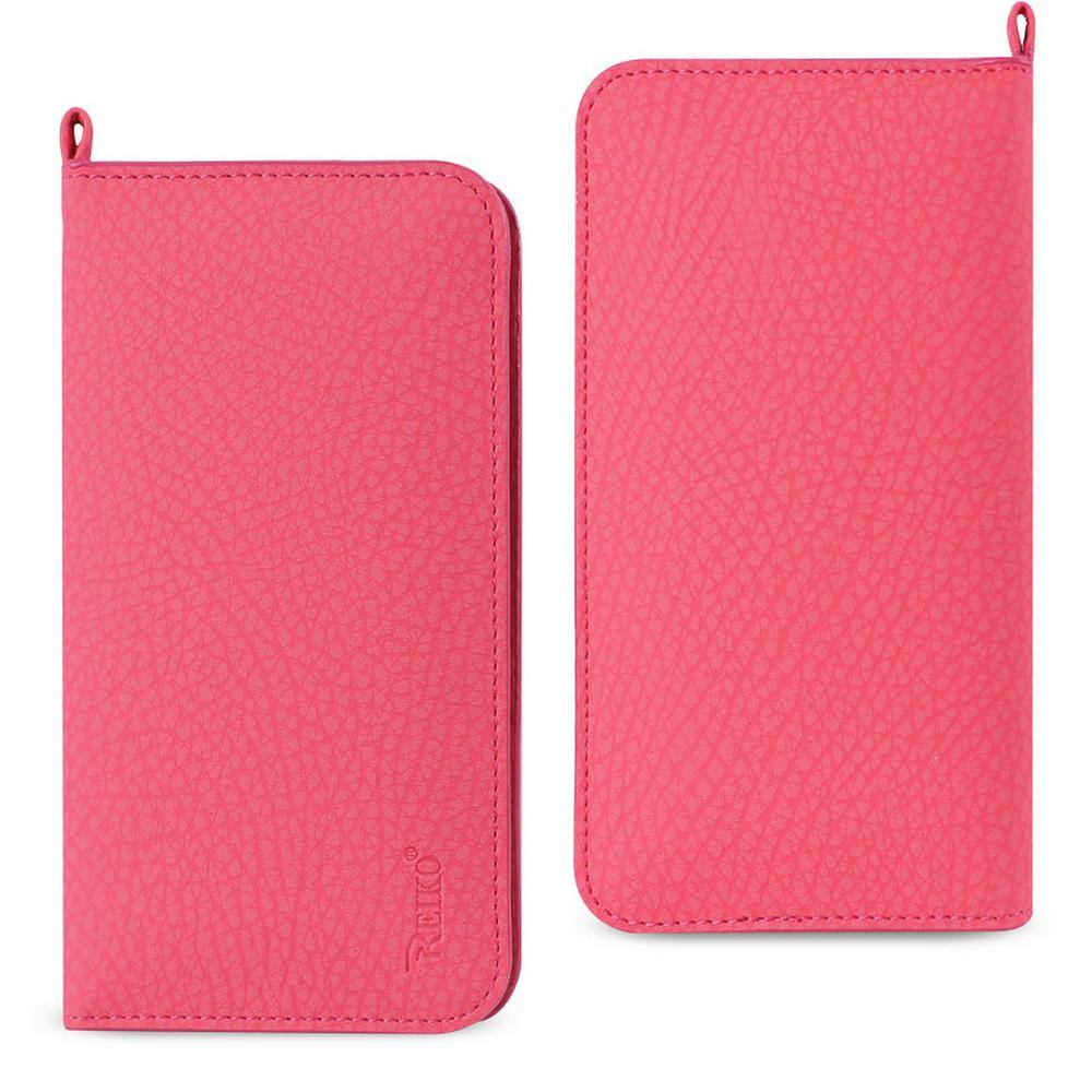  Metrocity Iphone6 Leather Wallet Case (Hot Pink) : Cell Phones  & Accessories