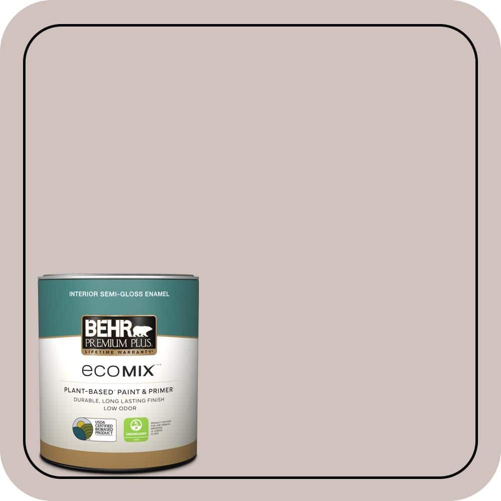 1 qt. #720A-3 Malt Semi-Gloss Enamel EcoMix Plant-Based Interior Paint & Primer price history on PriceWatchPro
