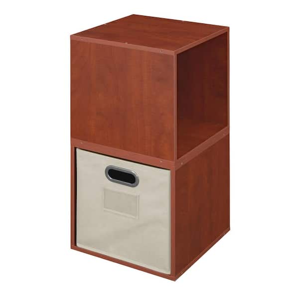 Niche 26 in. H x 13 in. W x 13 in. D Wood 2- Cube Organizer